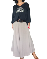 Jupe culotte beige