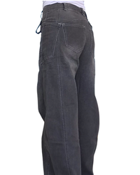 Jeans gris jambe droite avec poches appliquées devant – photo 4