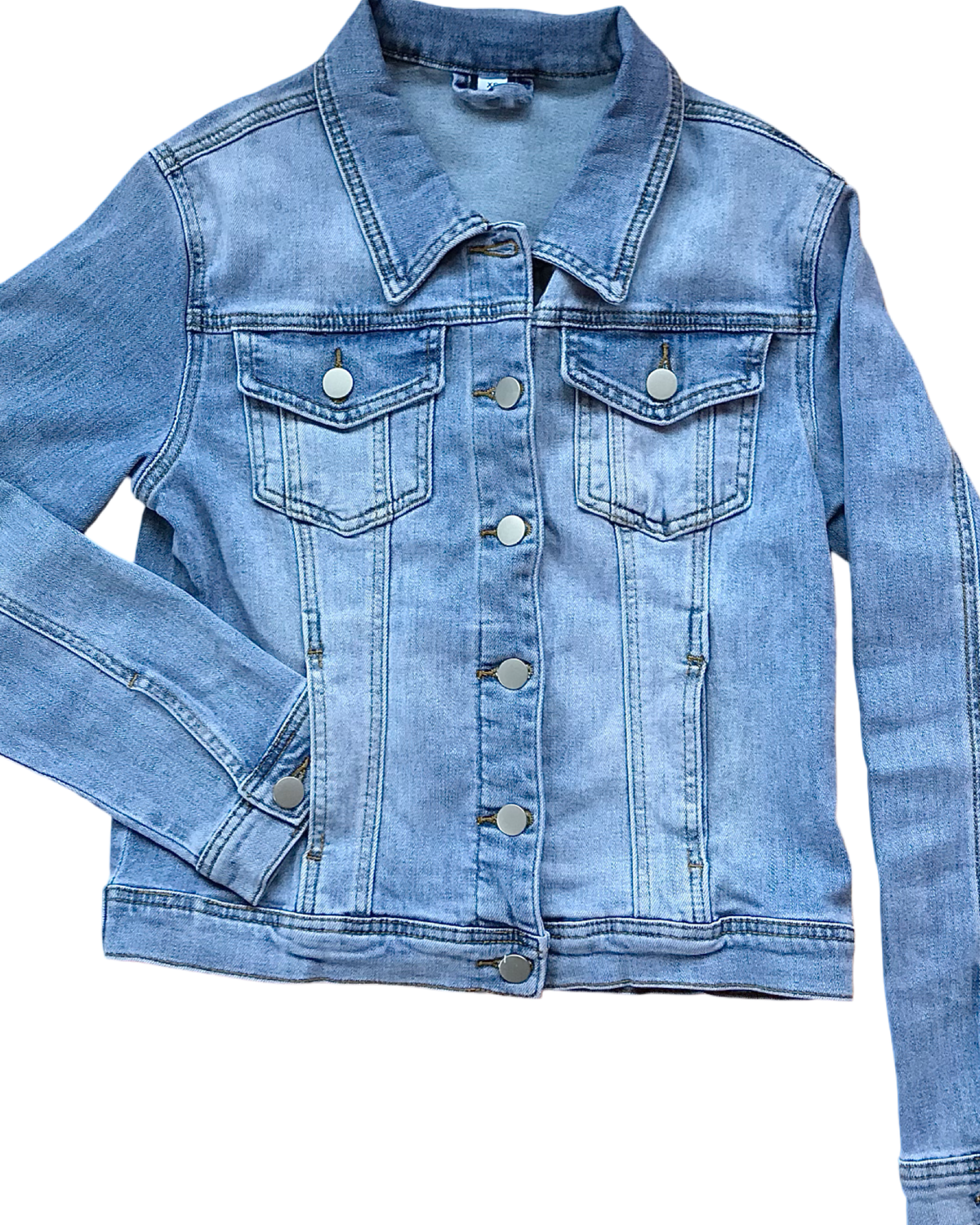 Jeans Jacket bleu clair avec poches devant